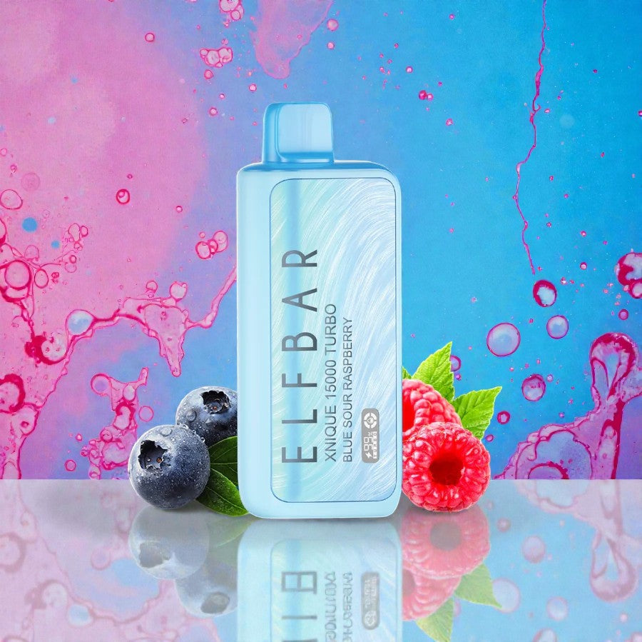 Elfbar Xnique Turbo 15000 - Blue Sour Raspberry  vapemvps