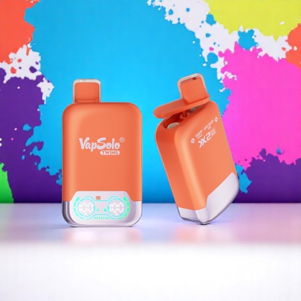 VapSolo 20000 Twins - Cherry Cola & Juicy Peach Ice vapemvps VapSolo 20000 Twins - Cherry Cola & Juicy Peach Ice vapemvps