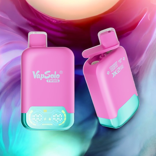 VapSolo 20000 Twins - Strawberry Raspberry Cherry Ice & Grape Ice vapemvps VapSolo 20000 Twins - Strawberry Raspberry Cherry Ice & Grape Ice vapemvps
