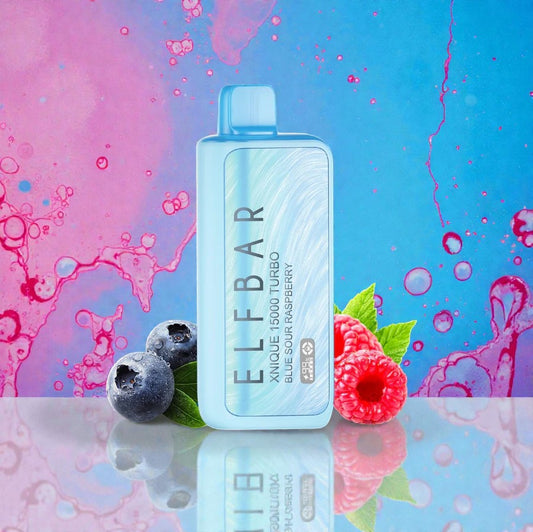 Elfbar Xnique Turbo 15000 - Modrá kyselá malina