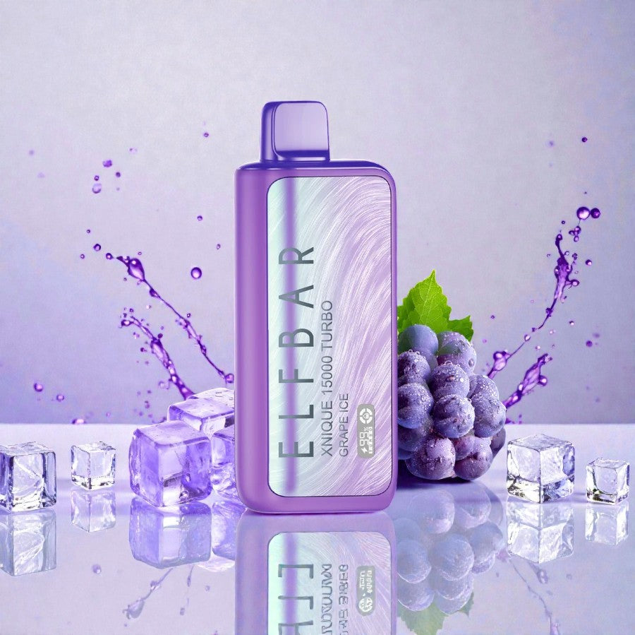 Elfbar Xnique Turbo 15000 - Ledové hrozny