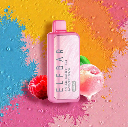 Elfbar Xnique Turbo 15000 - Malina Broskev