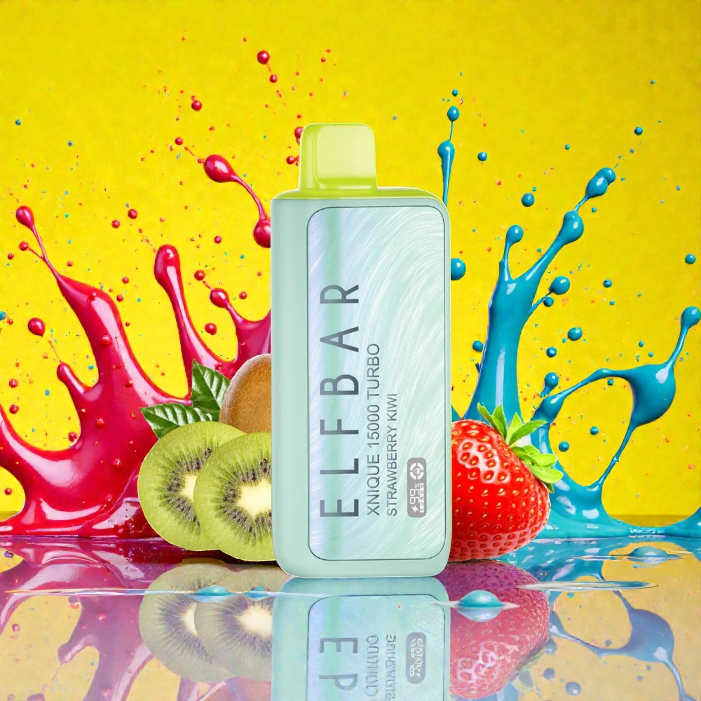 Elfbar Xnique Turbo 15000 - Jahoda Kiwi