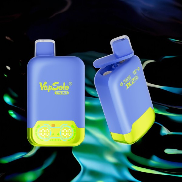 VapSolo 20000 Twins - Blue Razz Lemonade & Lemon Lime